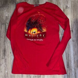 CIRQUE DU SOLEIL Mystere blinged out show long sleeve T sz s-m